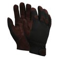 Eat-In Multi-Task Black &amp; Brown Economy Leather Glove; Extra Large EA1116520